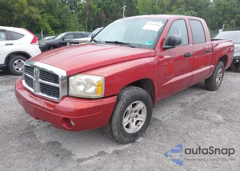 2006 Dodge Dakota Slt из США, поврежденный, VIN 1D7HW48N56S511117